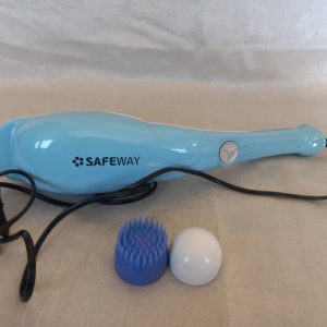 Pre-owned Electric Handheld Body Massager with 3 Attached