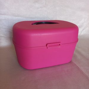 Pink Travel Jewelry /Makeup Organizer Box