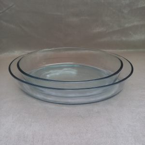 2x Marinex Oval Glass Oven Dish